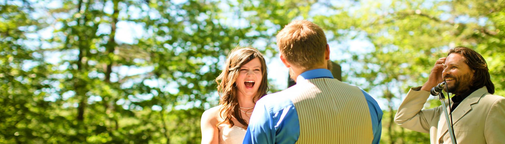 Wedding Ceremony at Cloudland Canyon