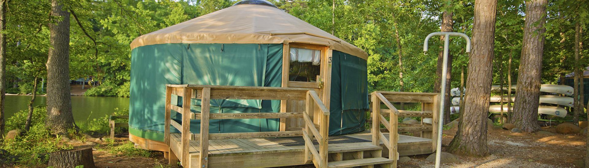 Yurt at Fort Yargo